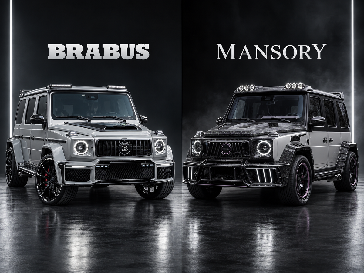 Ultimate G-Class Transformation: 2025 BRABUS vs. MANSORY Style