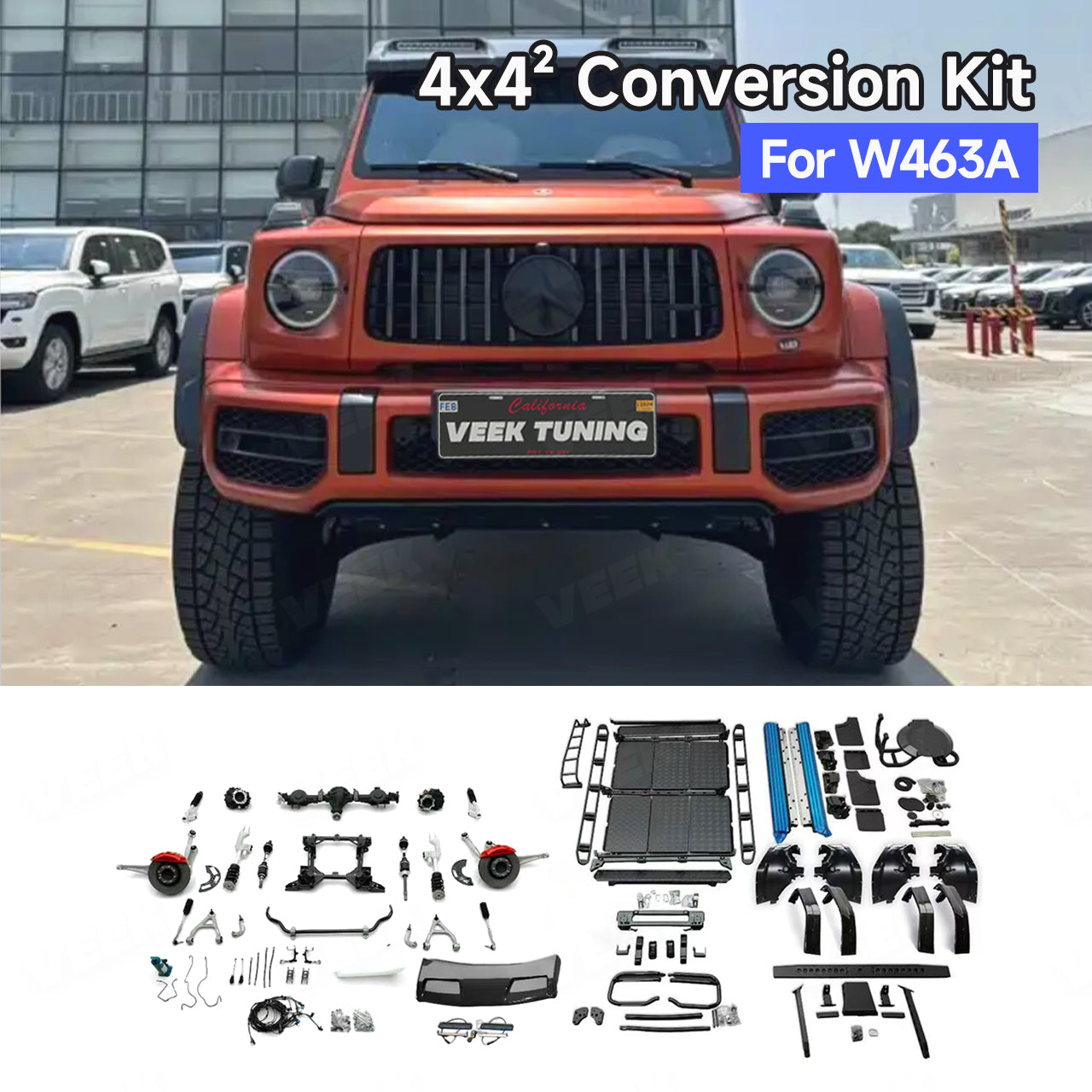 G-Wagon 4x4 Conversion Upgrade Kit for W463A 2019-2024