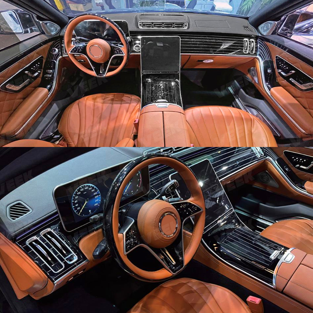 Mercedes-Benz S Class W221(2005 -2013)Interior Upgrade Old to NewW223( 2021+ ) Interior Kit
