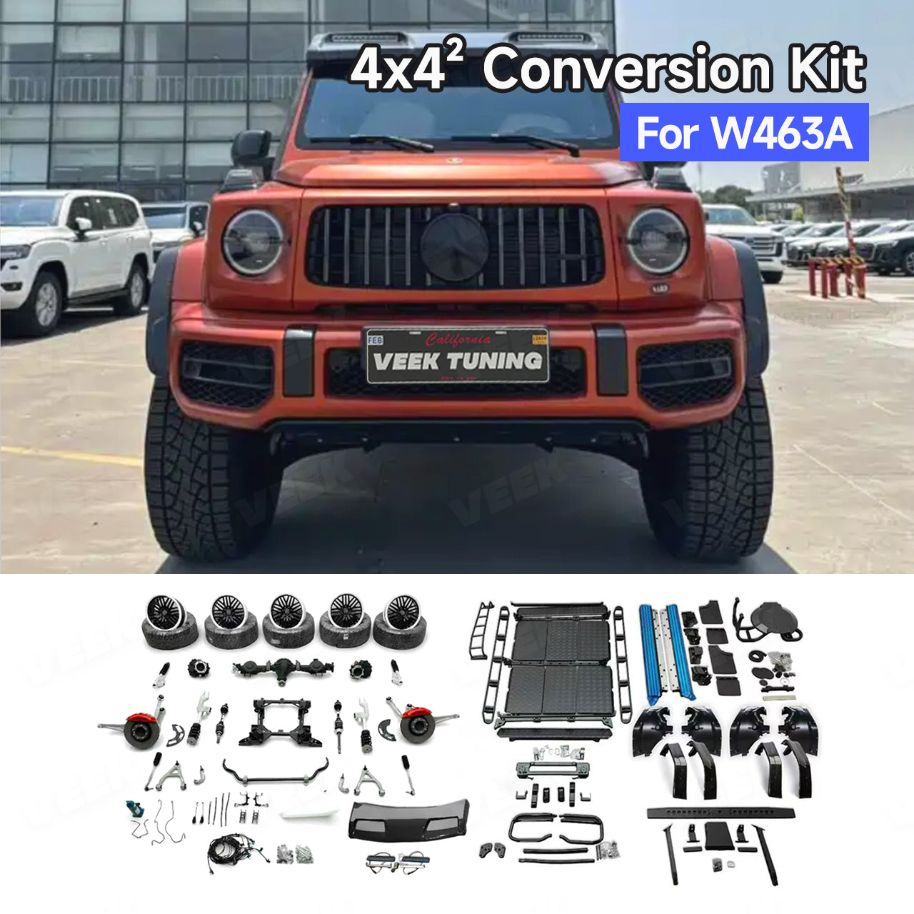 G-Wagon 4x4 Conversion Upgrade Kit for W463A 2019-2024
