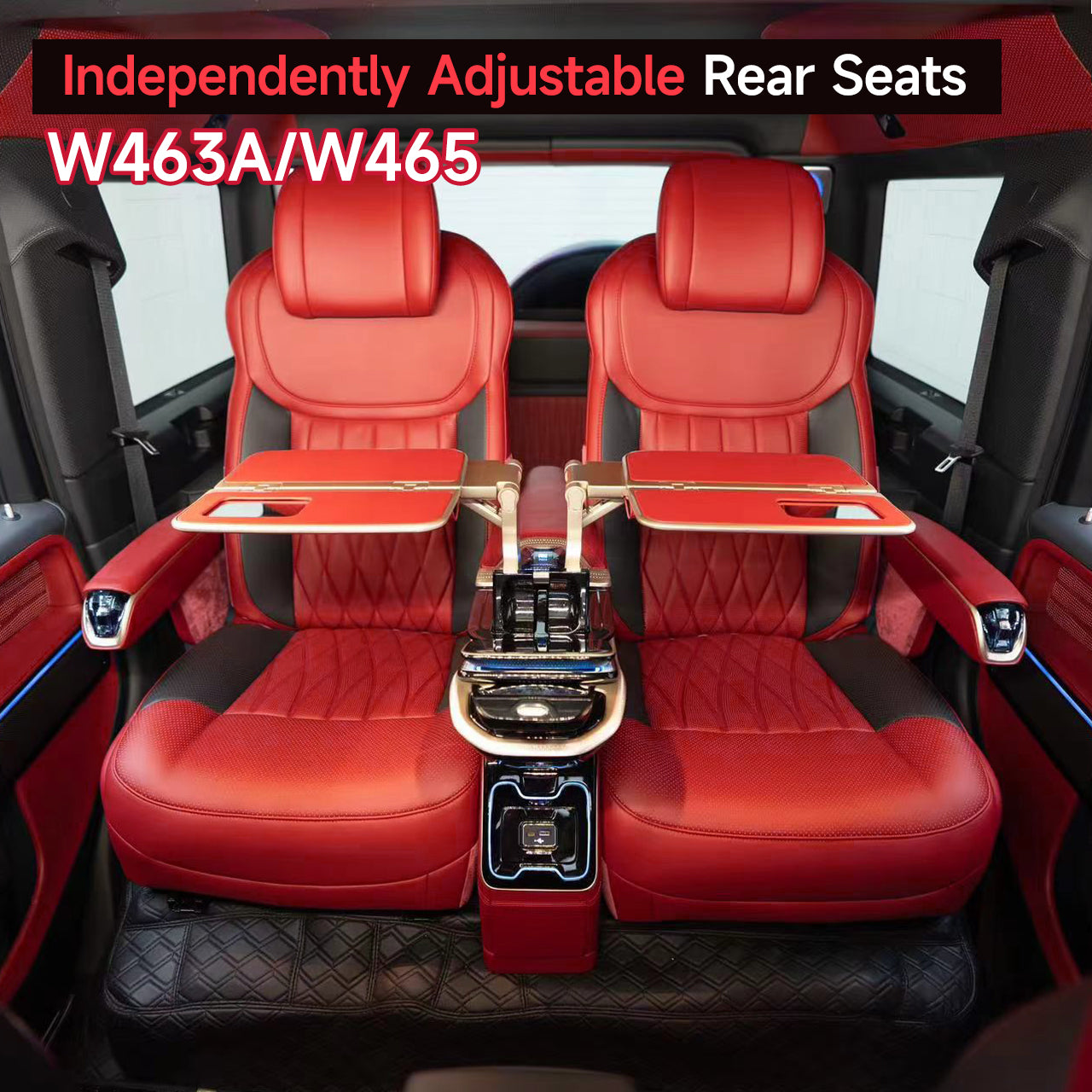 2026 Upgraded Independently Adjustable Rear Seats for G-Class 2019-2026 W463A/W465