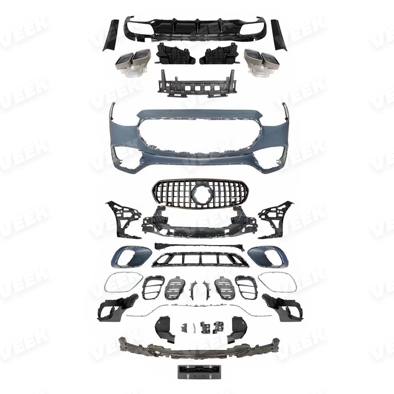 For Mercedes S-Class Sports Model W223 Upgrade to S63 Style Body Kit