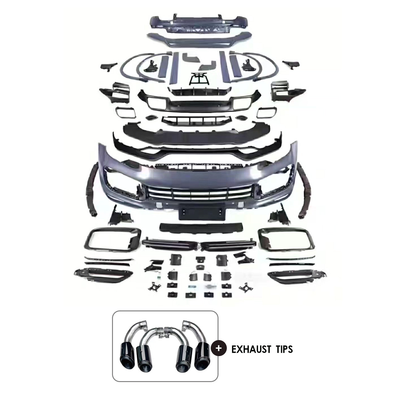 Porsche Cayenne 9Y0(2018-2023)Upgrade Turbo + TKT(2023)Exterior Kit