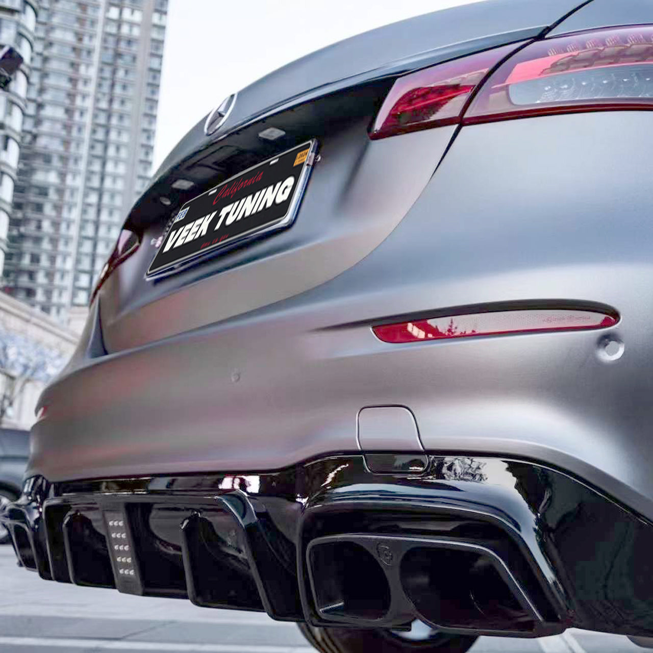 Maybach Style Rear lip & Exhaust tips for Mercedes E-Class W213