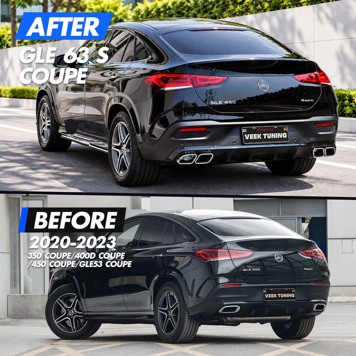 2020–2023 Mercedes-Benz GLE Coupe C167 Upgrade to AMG GLE 63 S Coupe Style Exterior Body Kit