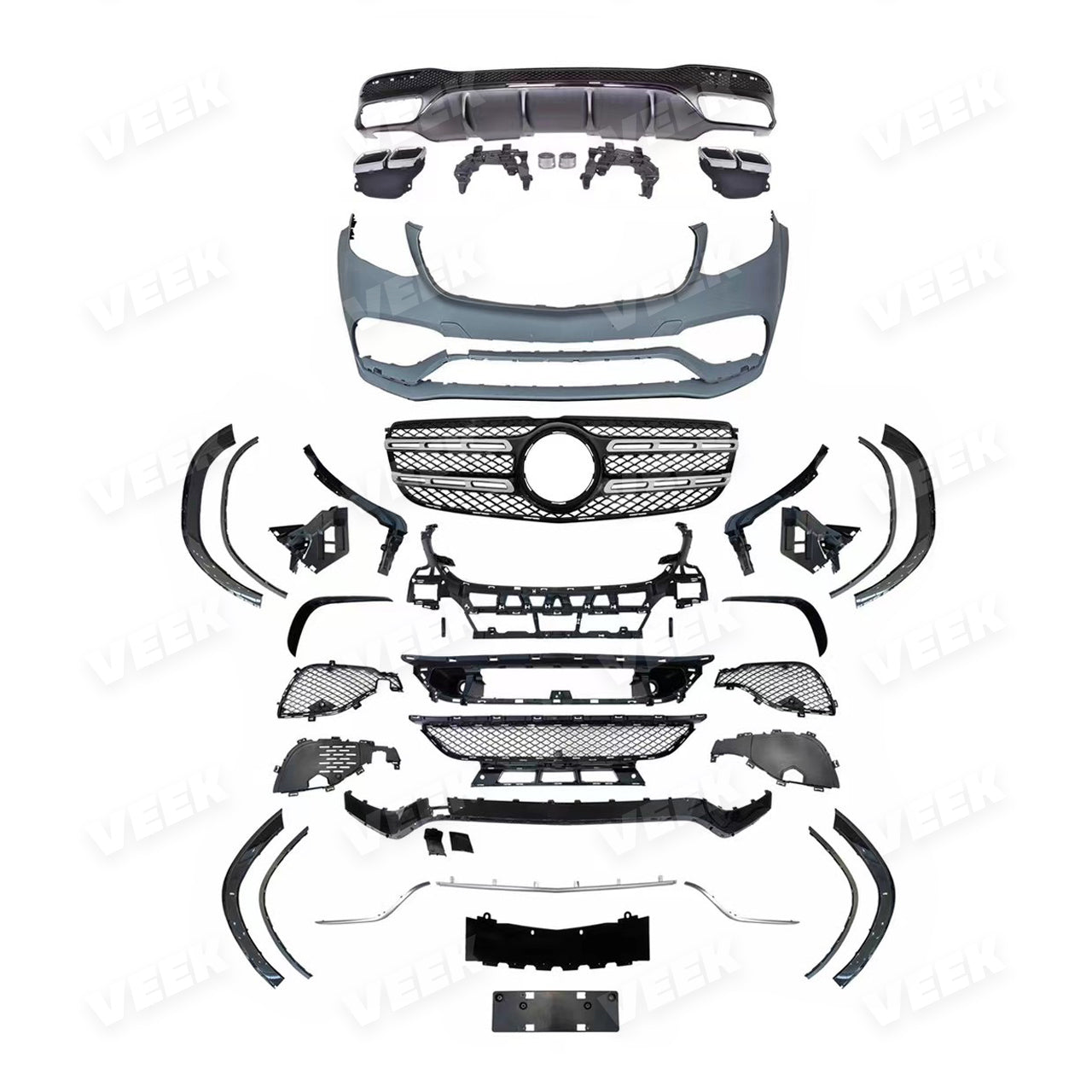 Mercedes GLS 15-19 W166 to GLS63 AMG Stye Body Kit