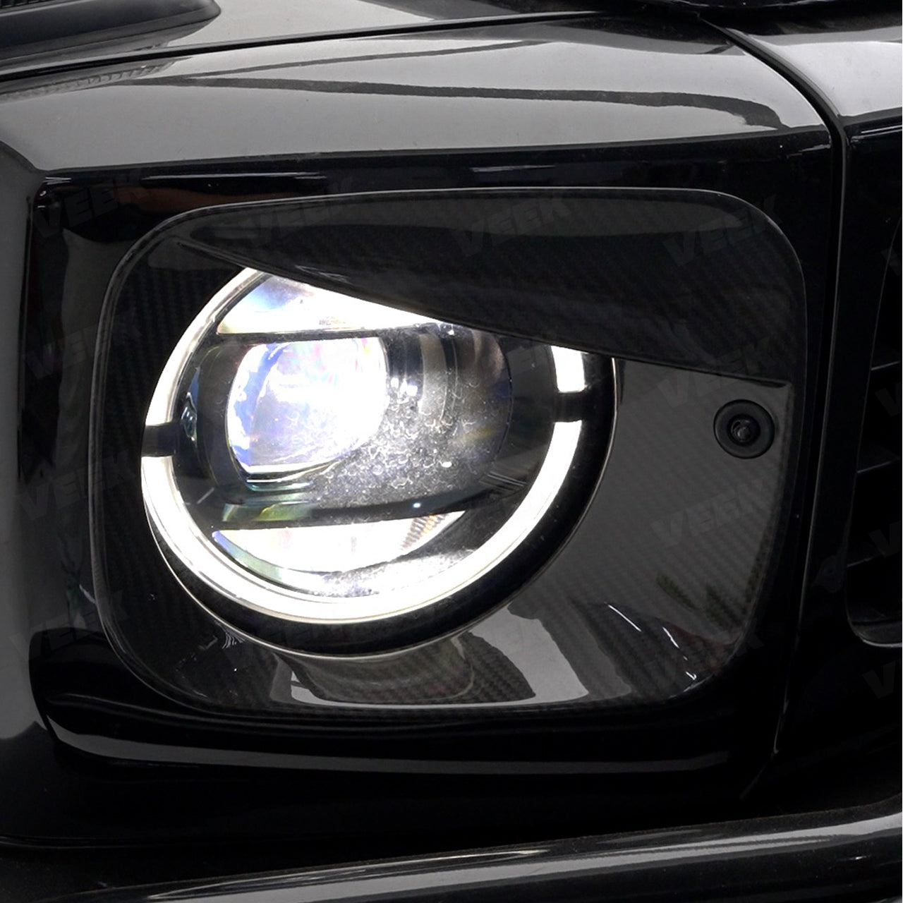 Carbon Fiber Demon Eye Headlight Cover for G Wagon W463A W465
