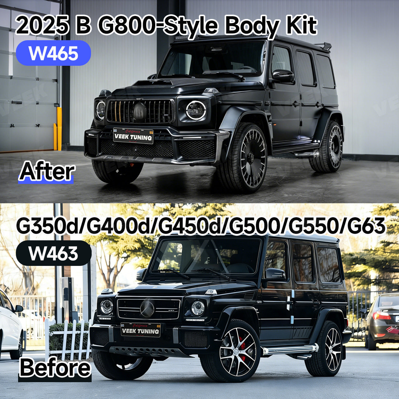 Exterior Upgrade to W465 2025 B Style Body Kit For W463 1996–2018 G Wagon