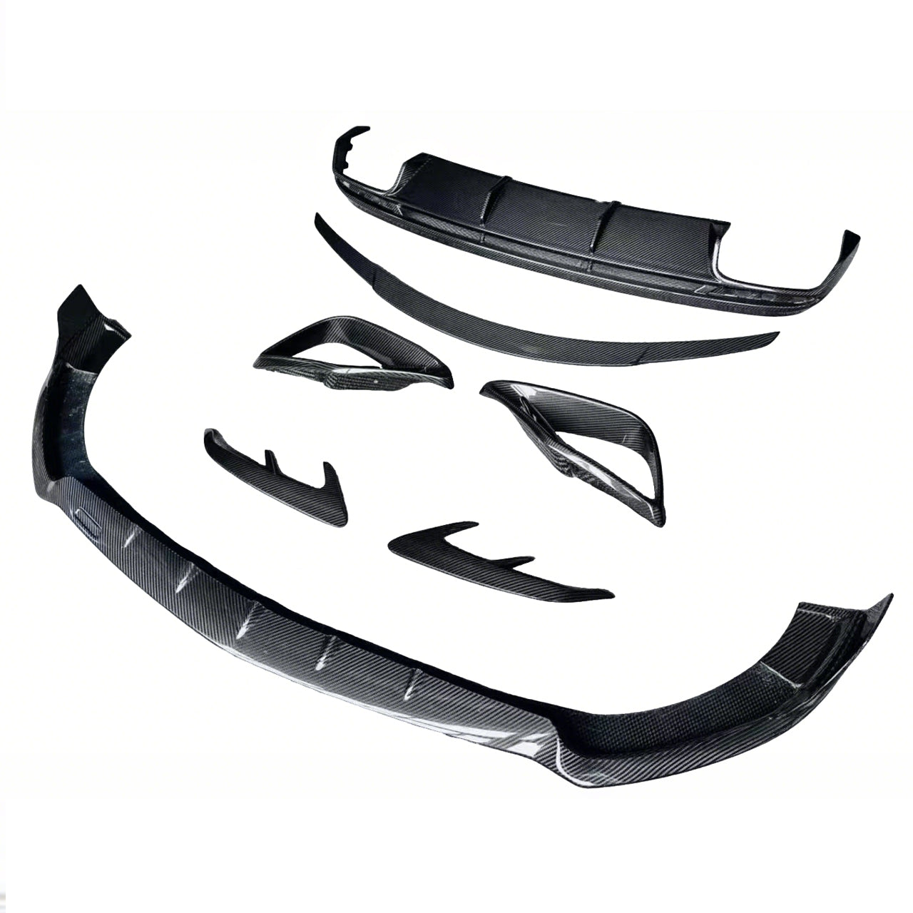 BBS style carbon fiber body kit for S-Class W217 S63 Coupe