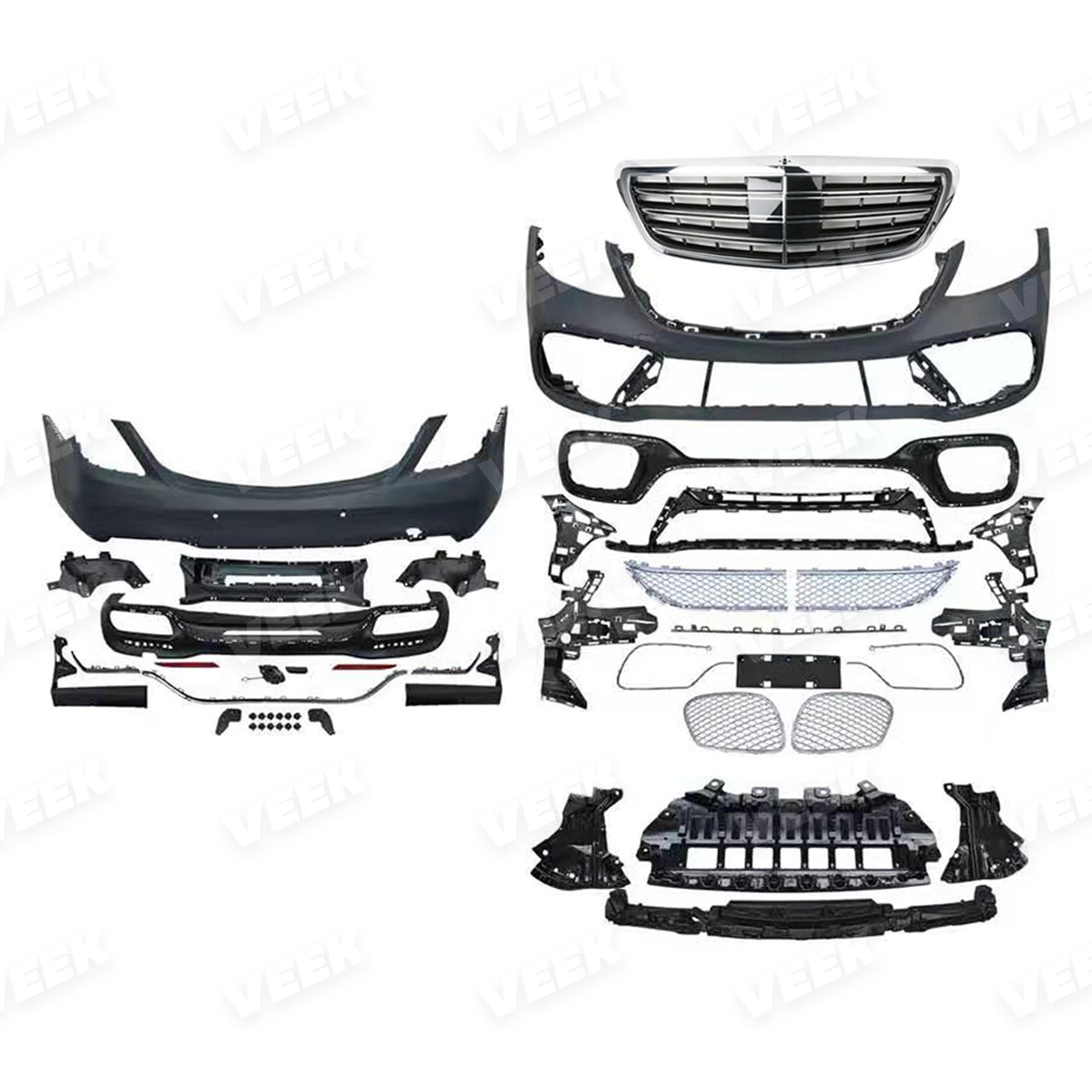 For S Class W222 (2014-2020) Upgrade Old to New S65 (2024) Style Body Kit