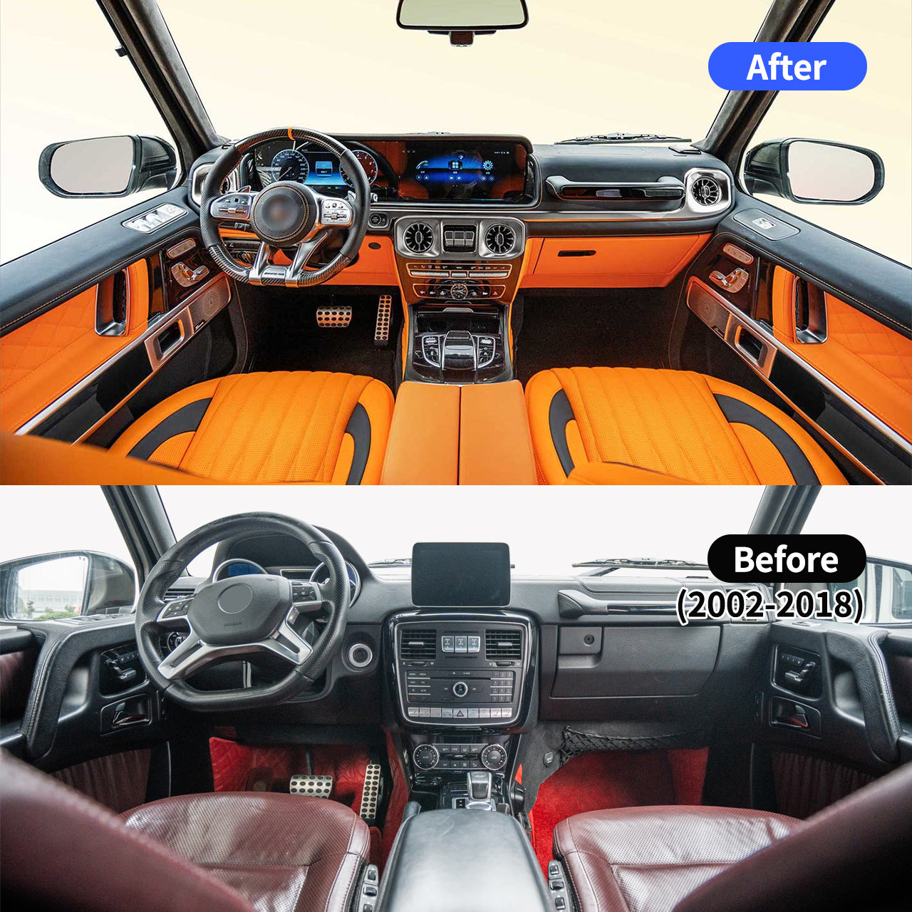2002 -2018 Interior Old to New W463A- Advanced Edition For G Wagon W463