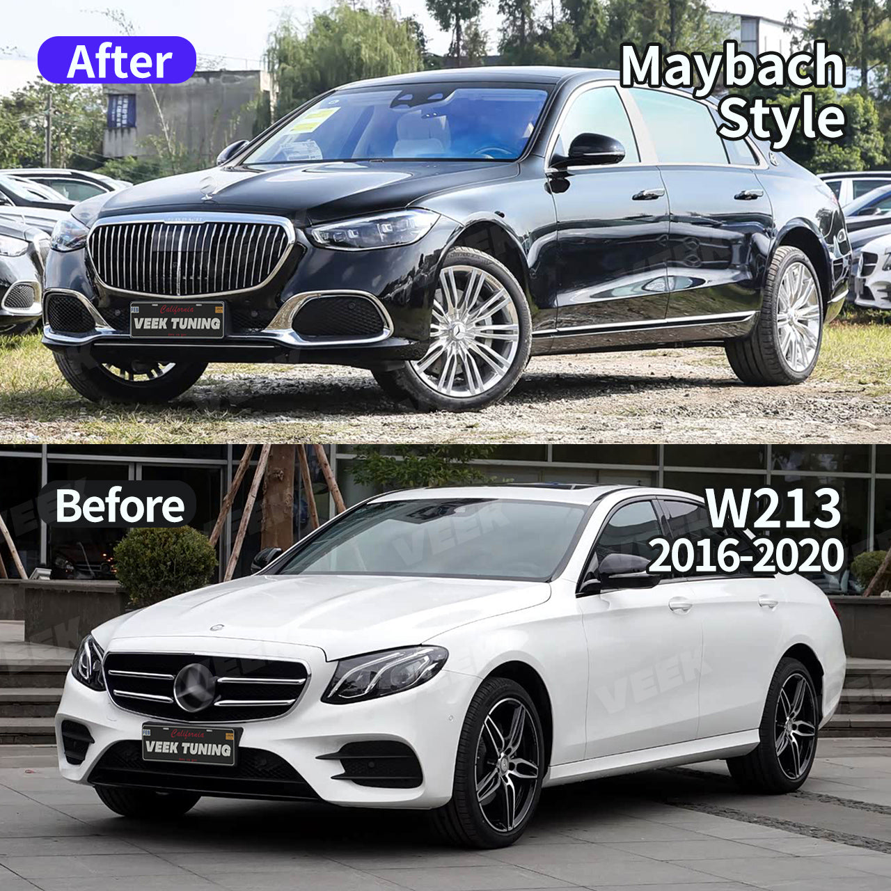 2025 Maybach Style Body Kit for Mercedes E-Class W213(2016-2020)