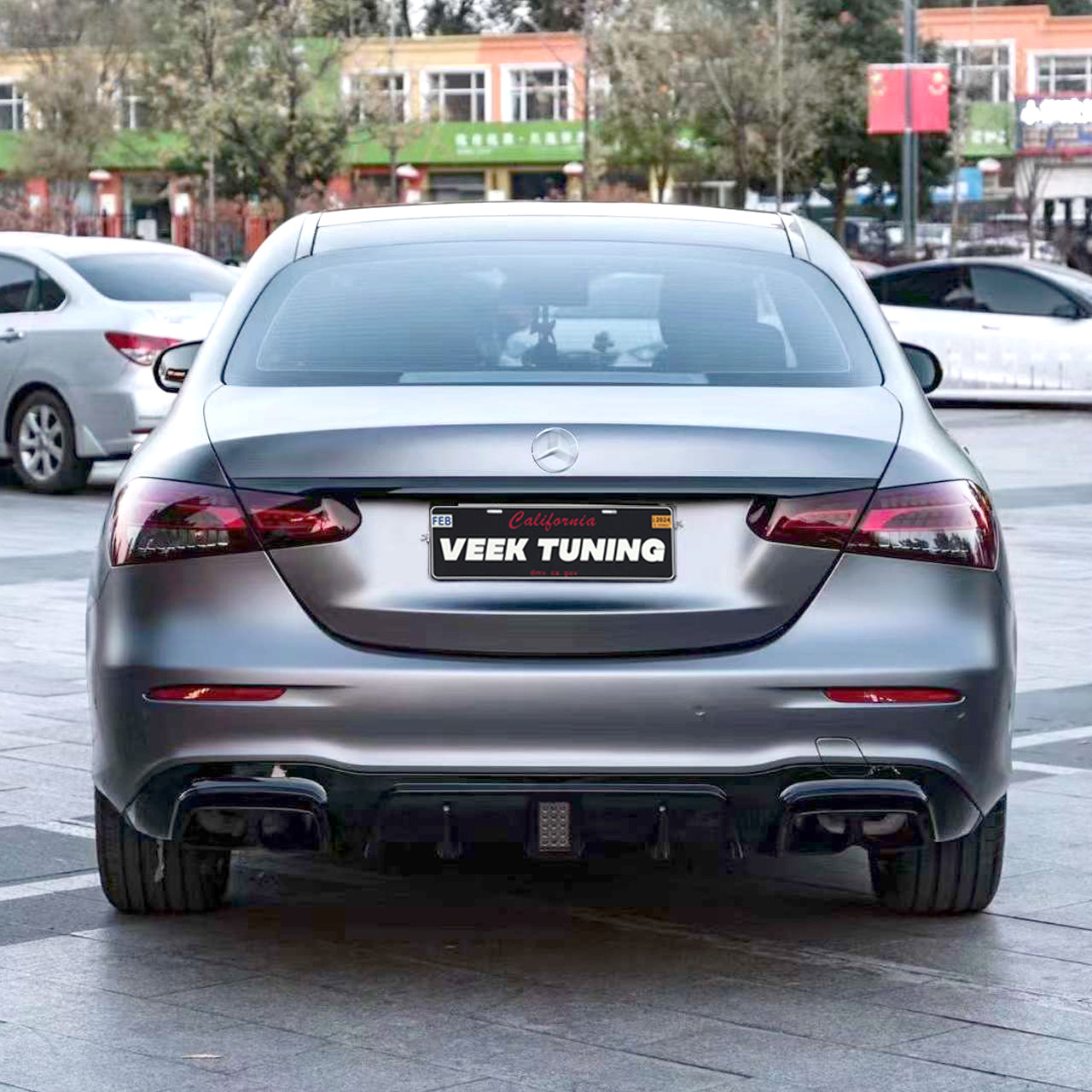 Maybach Style Rear lip & Exhaust tips for Mercedes E-Class W213