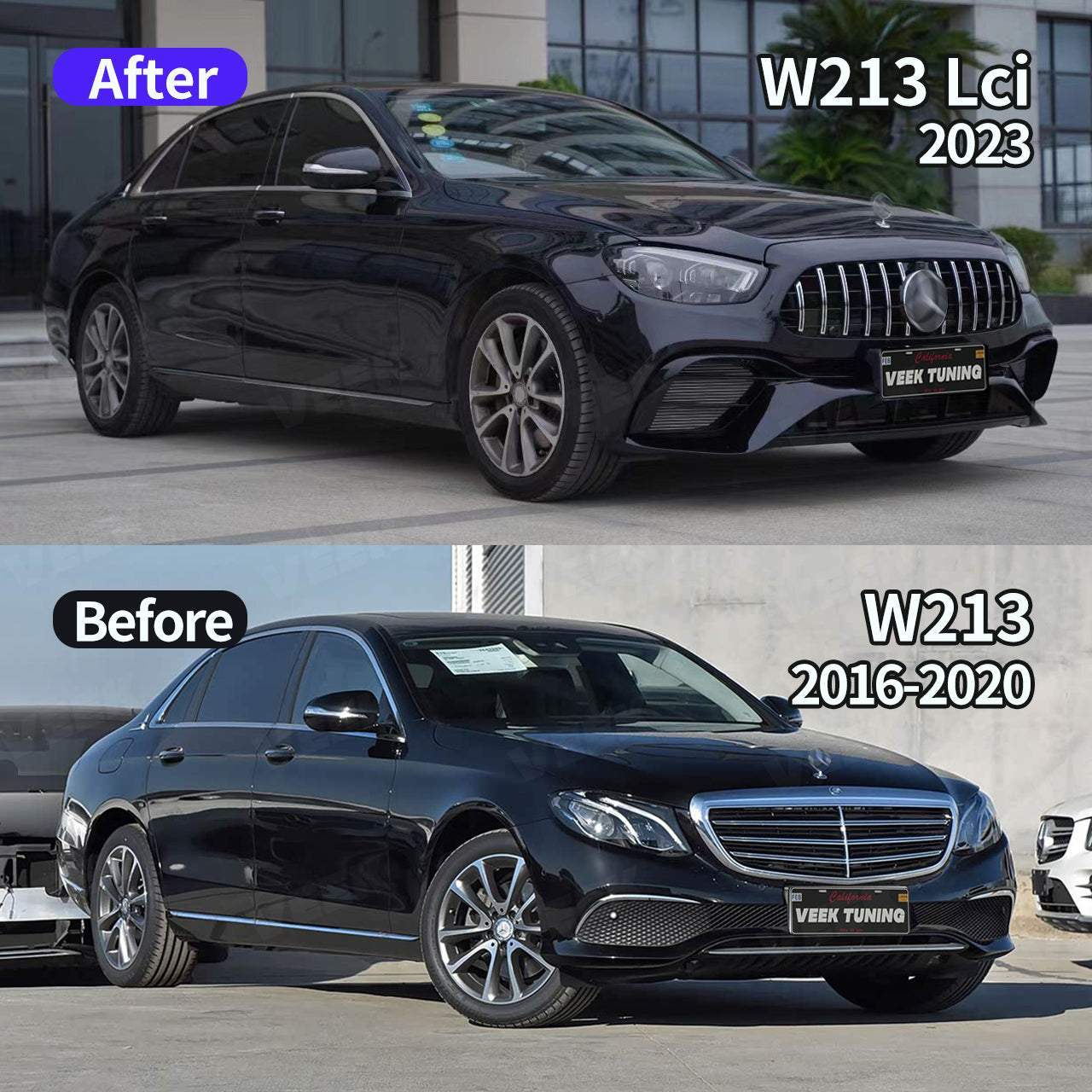 2023 W213 Lci E63 AMG Style Narrow Version Body Kit for Mercedes E-Class W213 (2016-2020)