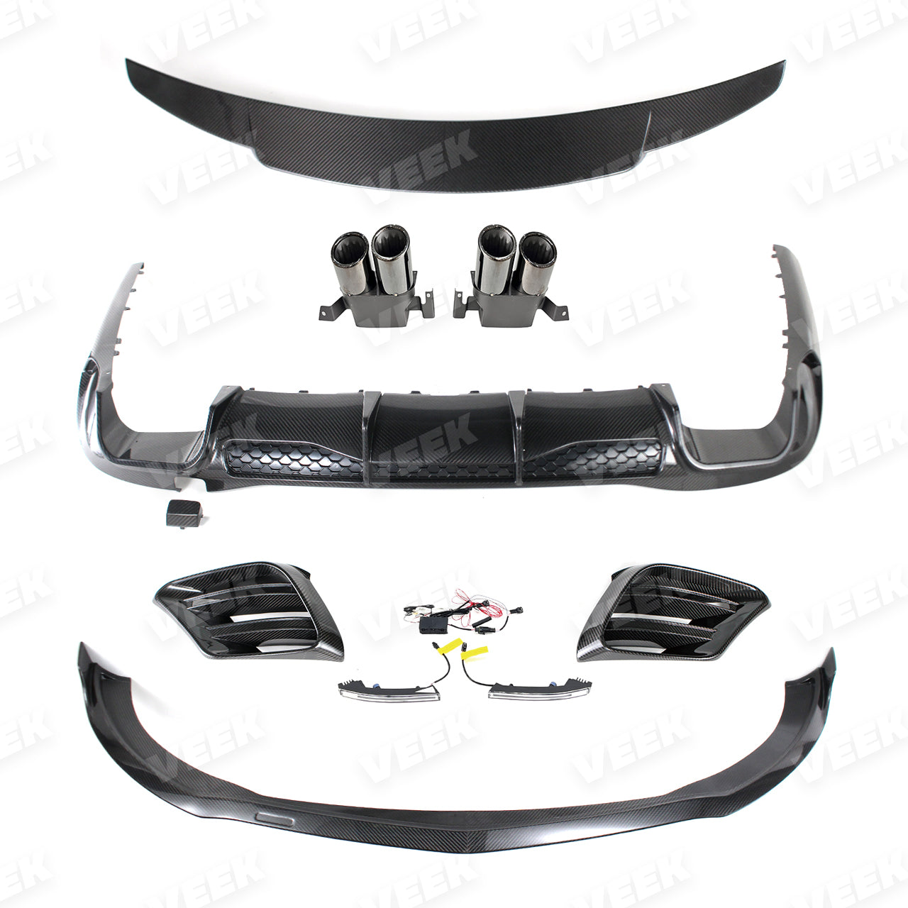 Brabus Style Carbon Fiber Body Kit for Mercedes S-Class W223
