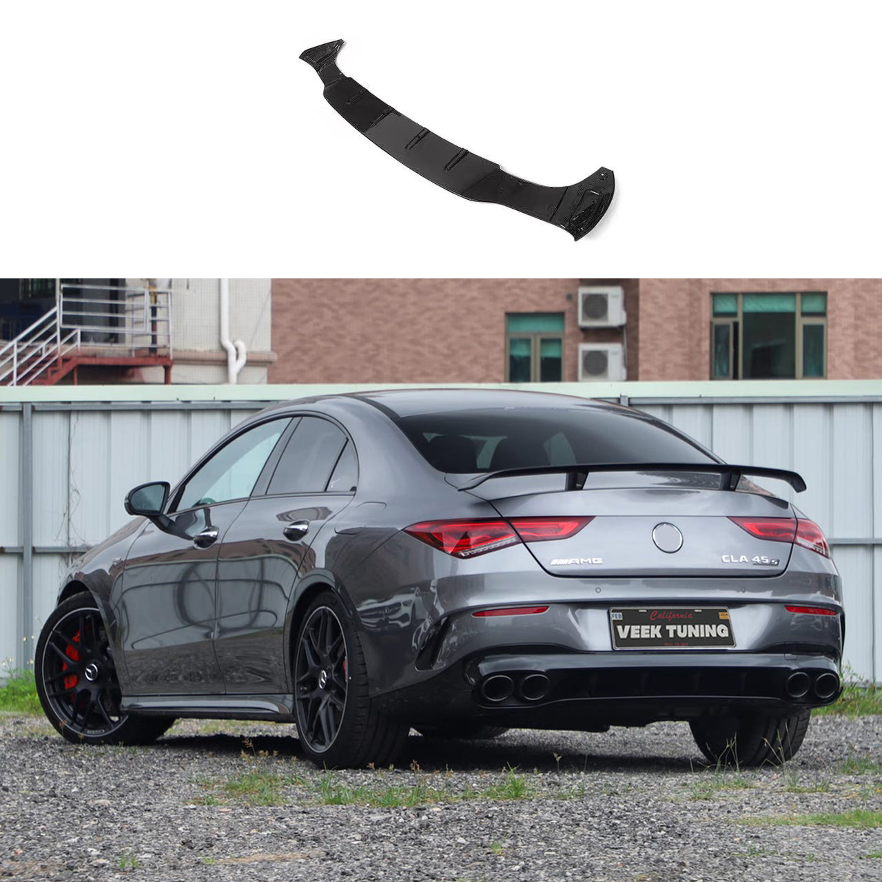 For CLA C118 2019+ Upgrade to CLA 45 Body Kit (Gloss Black)