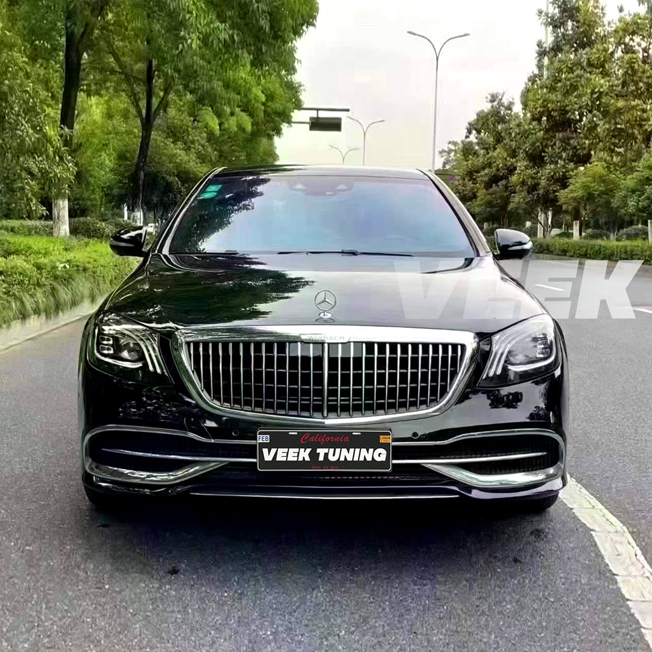 For Mercedes S-Class W221 (2006-2013) Upgrade to W222 MAYBACH Style Conversion Kit