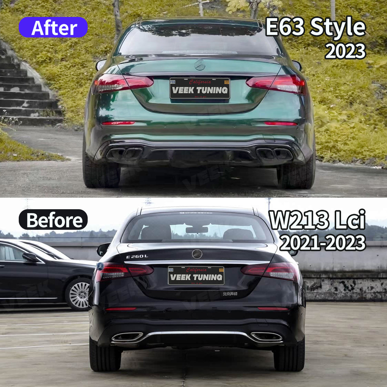 2023 E63 AMG Style Wide Version Body Kit for Mercedes E-Class W213 LCI (2020-2023)