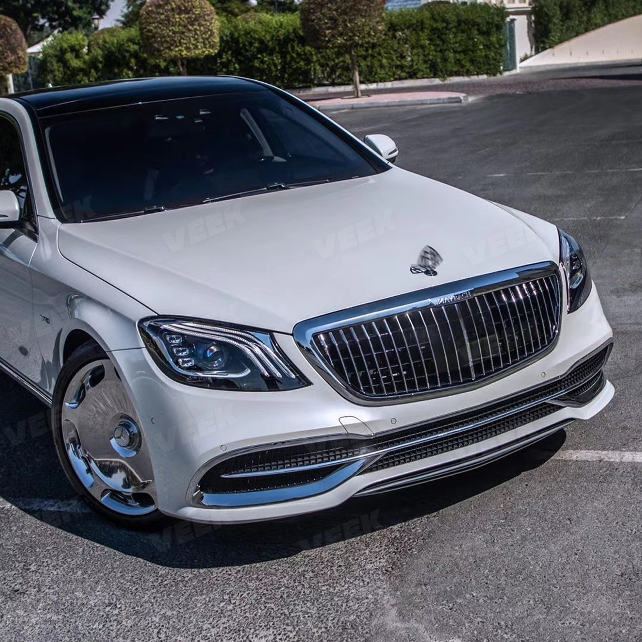 For S Class W222 (2014-2020) old to new Maybach Style (2024) Body Kit