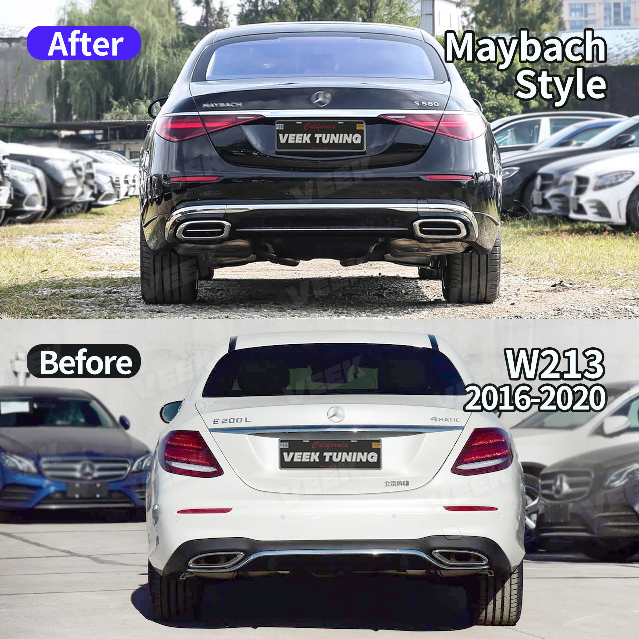 2025 Maybach Style Body Kit for Mercedes E-Class W213(2016-2020)