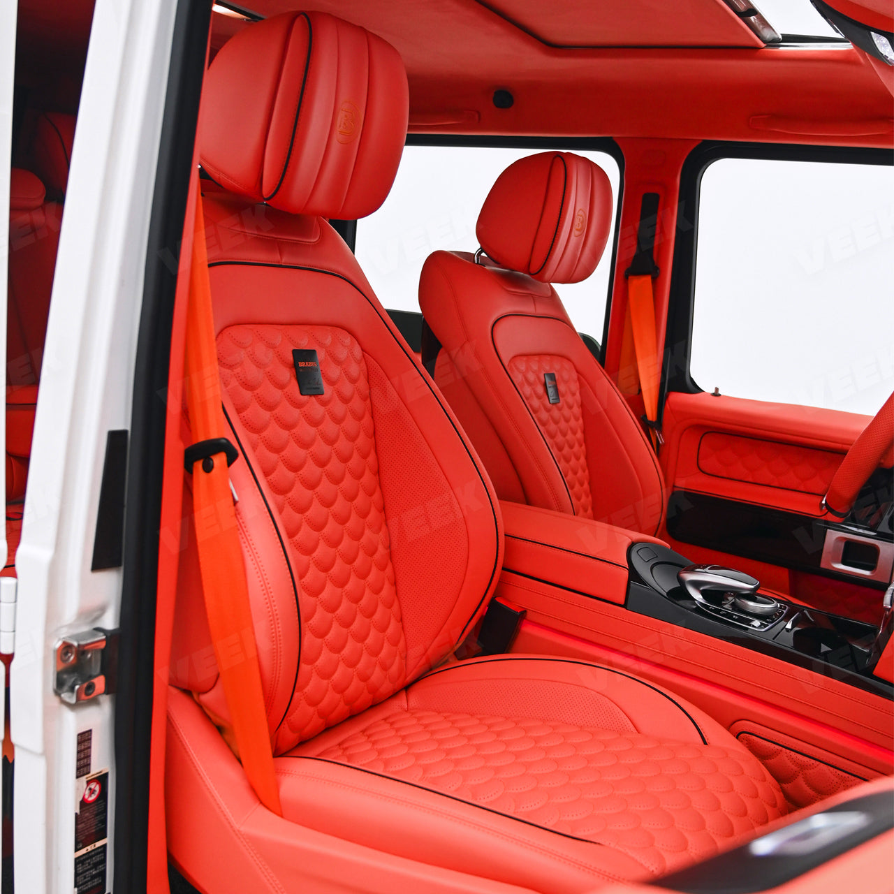 Mercedes-Benz G-Wagon W463 (2003–2018) Interior Upgrade to W463A (2024) Brabus G800/G900 Interior Kit