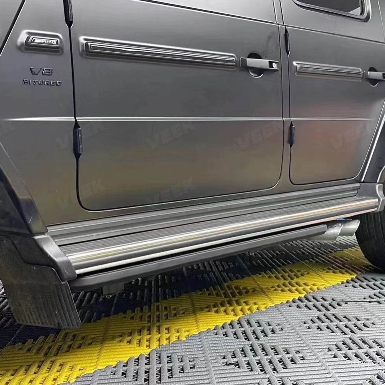 Long Electric Running Boards/Electric Side Steps for 2019–2025 G Wagon W463A/W465 G63/G500 Extra Exterior Kits