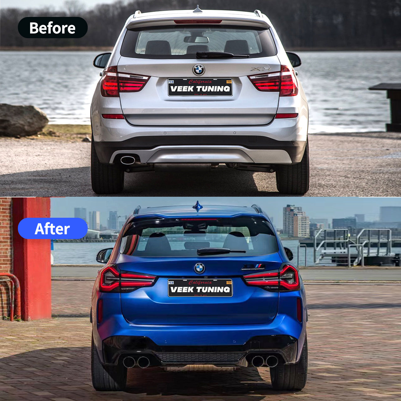 BMW X3 F25 Old Model Upgraded to the New X3M F97 LCI