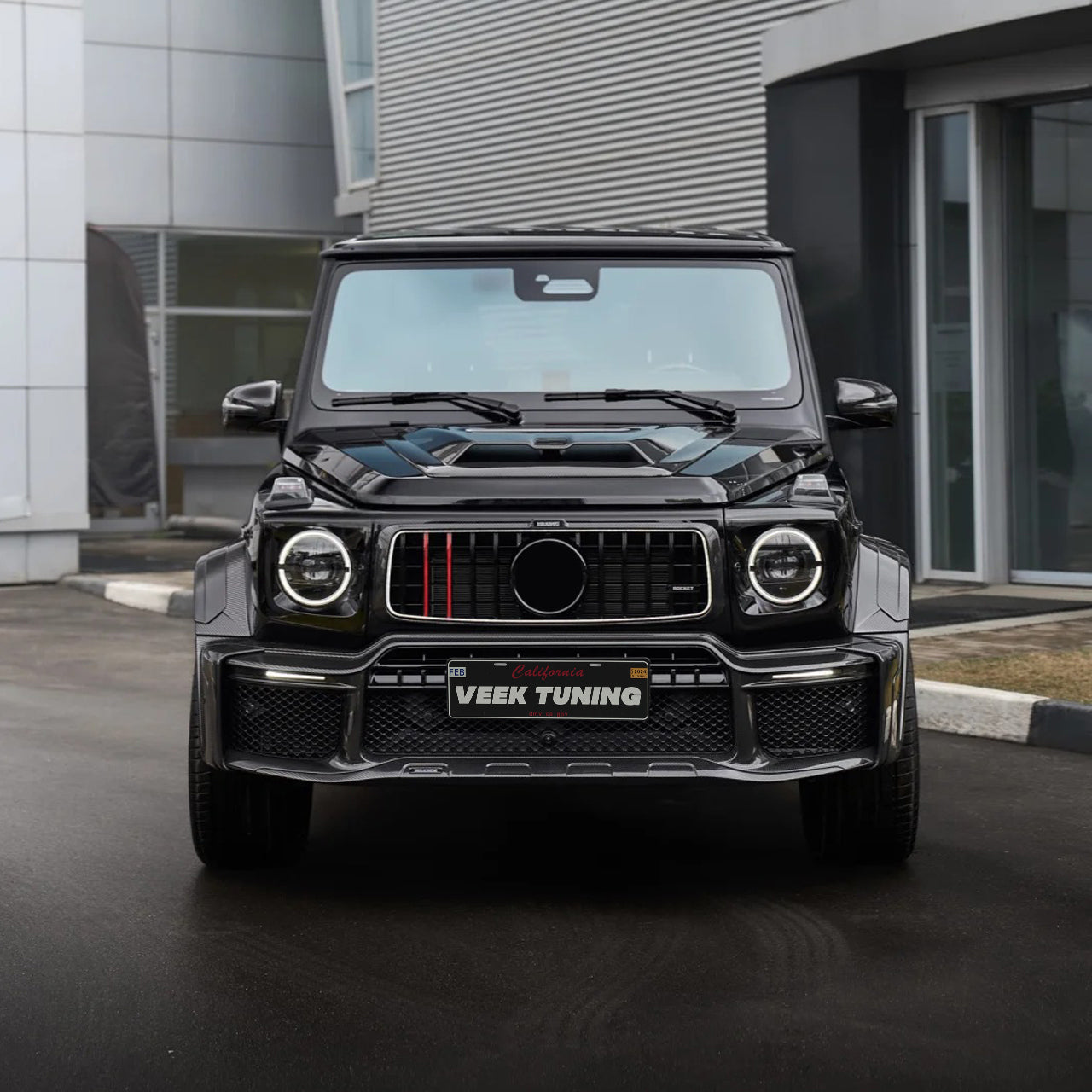 2026 Style LED Illuminated Front Grille Upgrade for Mercedes-Benz G-Class W463A W465 (2019-2026) Latest B Style Design