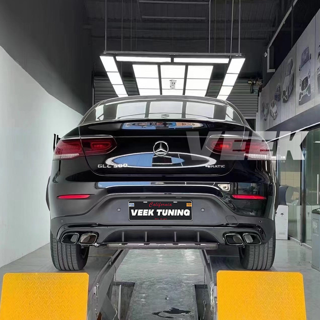 Mercedes GLC Coupe X253 to AMG Stye Body Kit