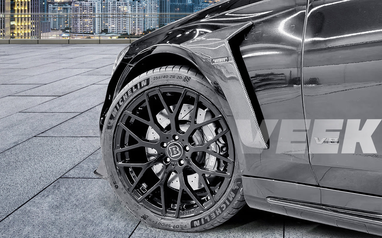 Mercedes S-Class W222 S63 LCI (2017-2020) to Brabus Style Carbon Fiber Body Kit