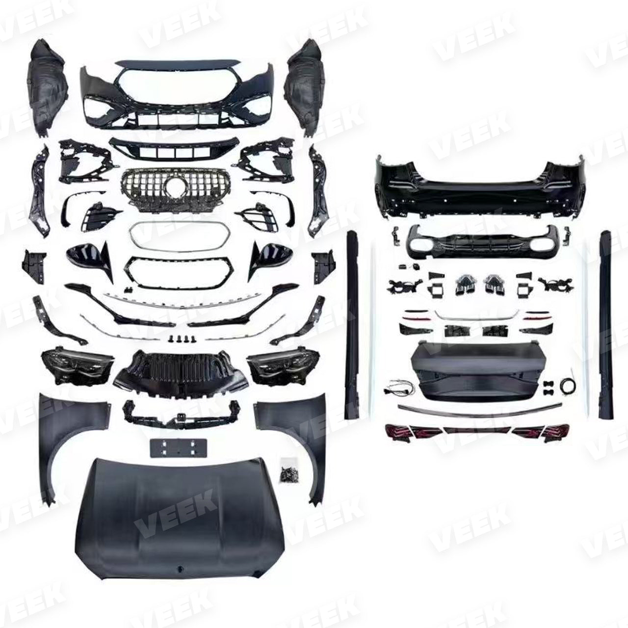 Mercedes Benz E-Class W212 (2009-2015) Upgrade Old to New AMG E63 S W214 (2025) Conversion Kit((No cutting required))