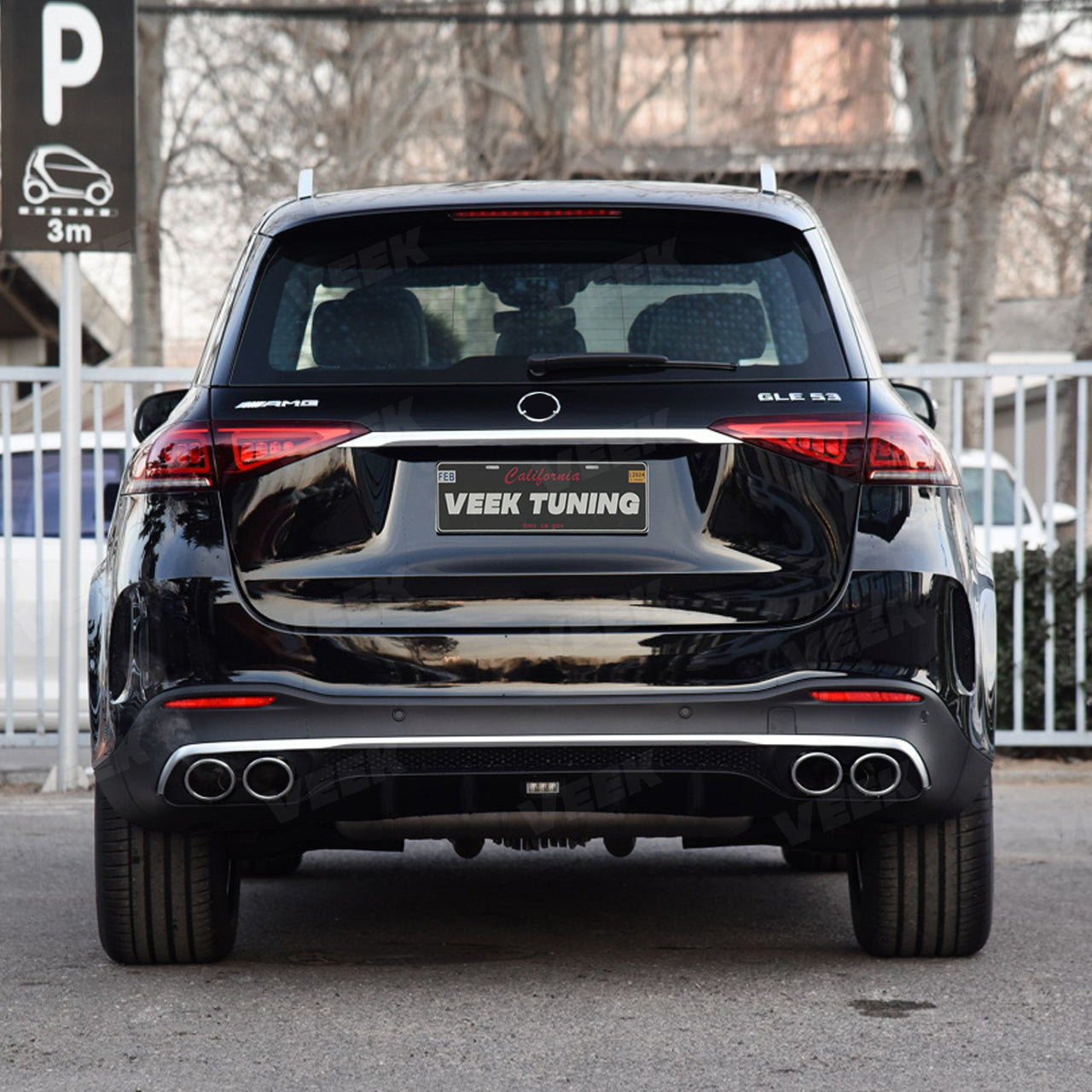 Mercedes Benz GLE SUV W167 (2020-2023) Upgrade to AMG 53 W167 (2023) Style Body Kit