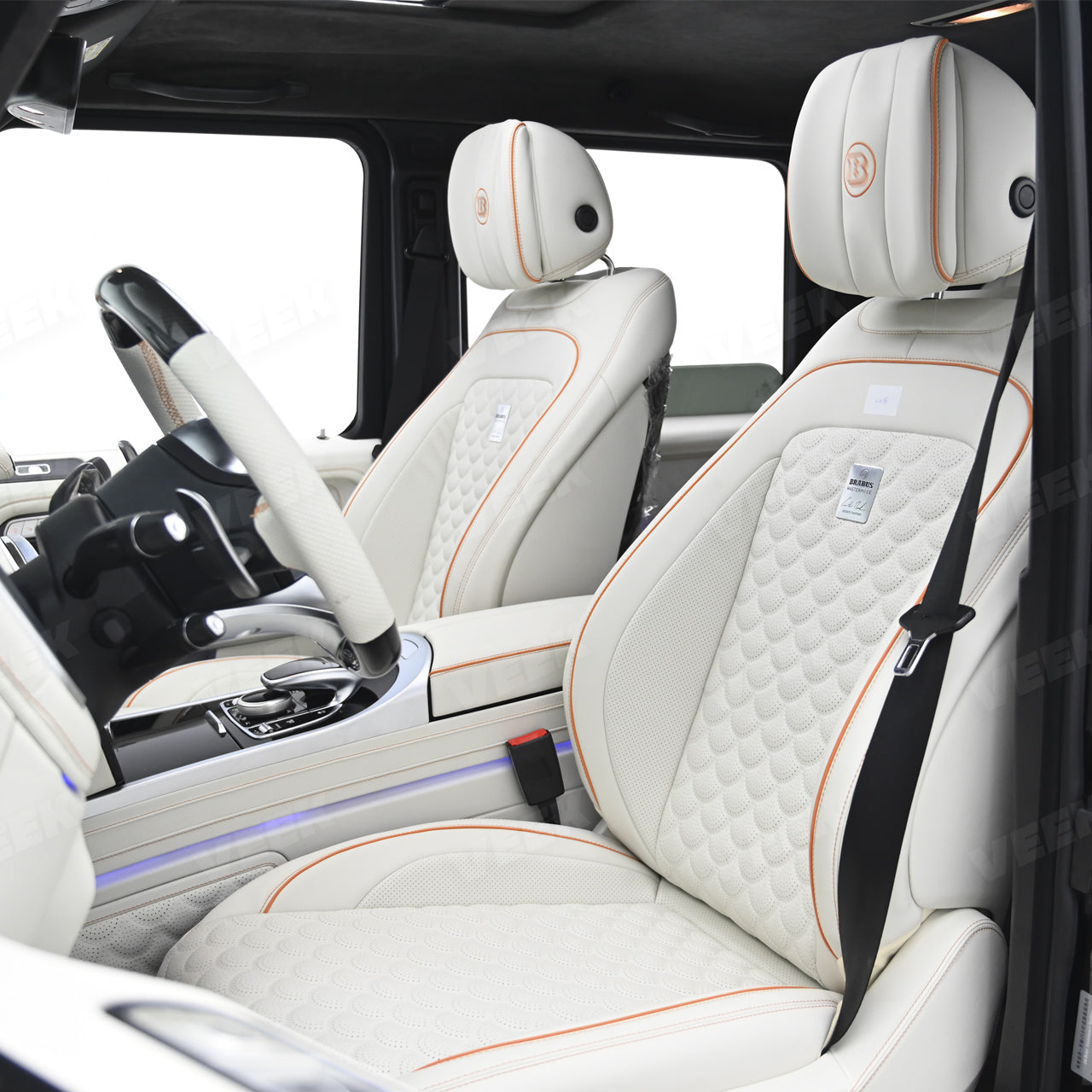 Mercedes-Benz G-Wagon W463 (2003–2018) Interior Upgrade to W463A (2024) Brabus G800/G900 Interior Kit