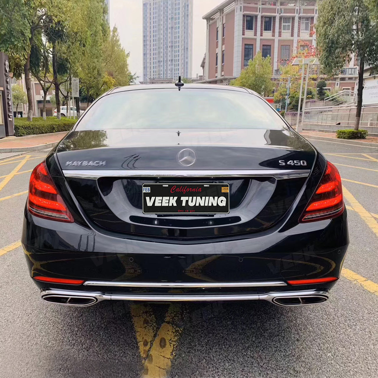 For S Class W222 (2014-2020) old to new Maybach Style (2024) Body Kit