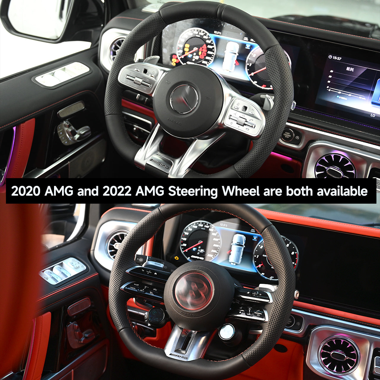 Mercedes-Benz G-Wagon W463 (2003–2018) Interior Upgrade to W463A (2024) Brabus G800/G900 Interior Kit