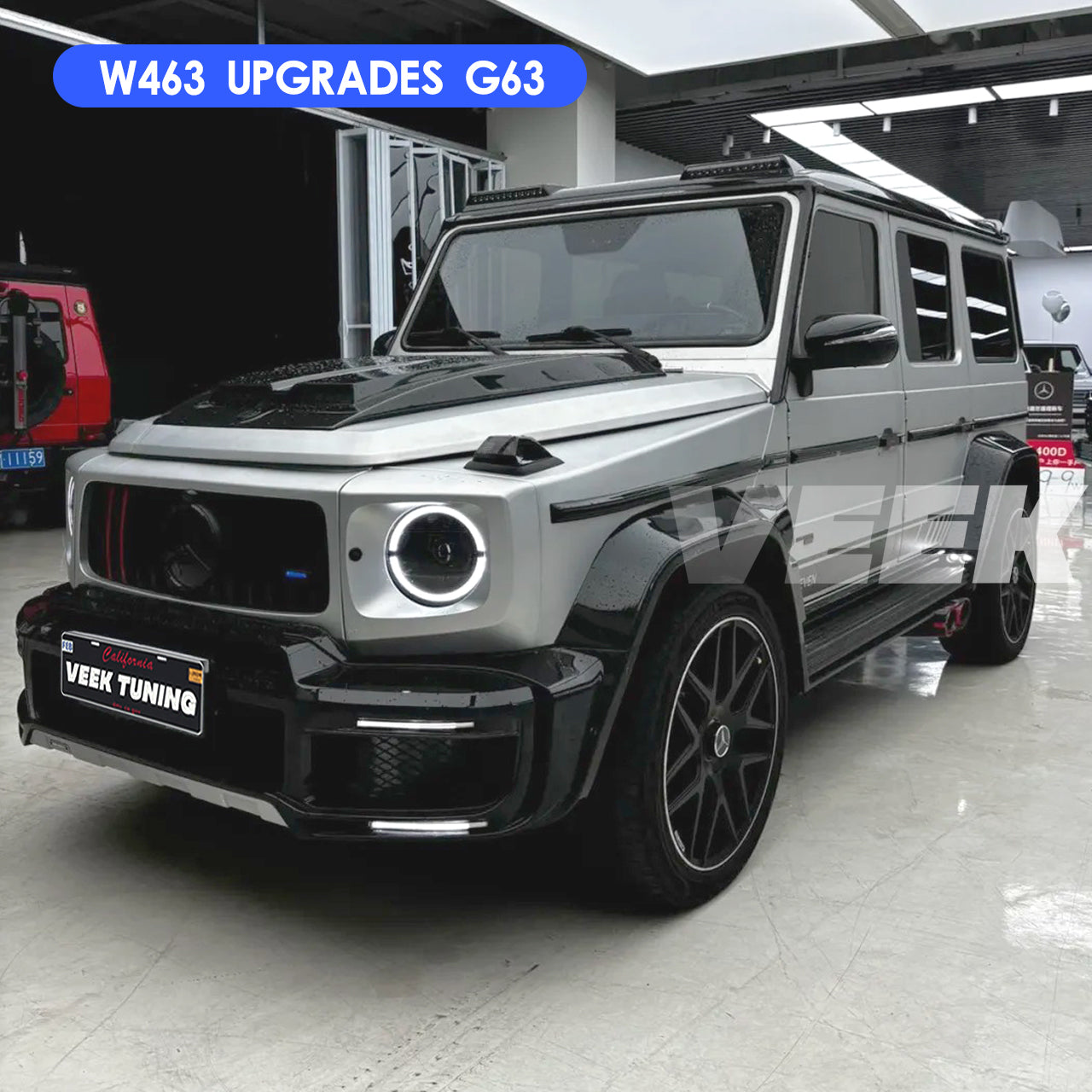 Exterior Upgrade to W463A/2025 465 G63/G800/G900 Style Body Kit For W463/463A 2003–2024 G Wagon