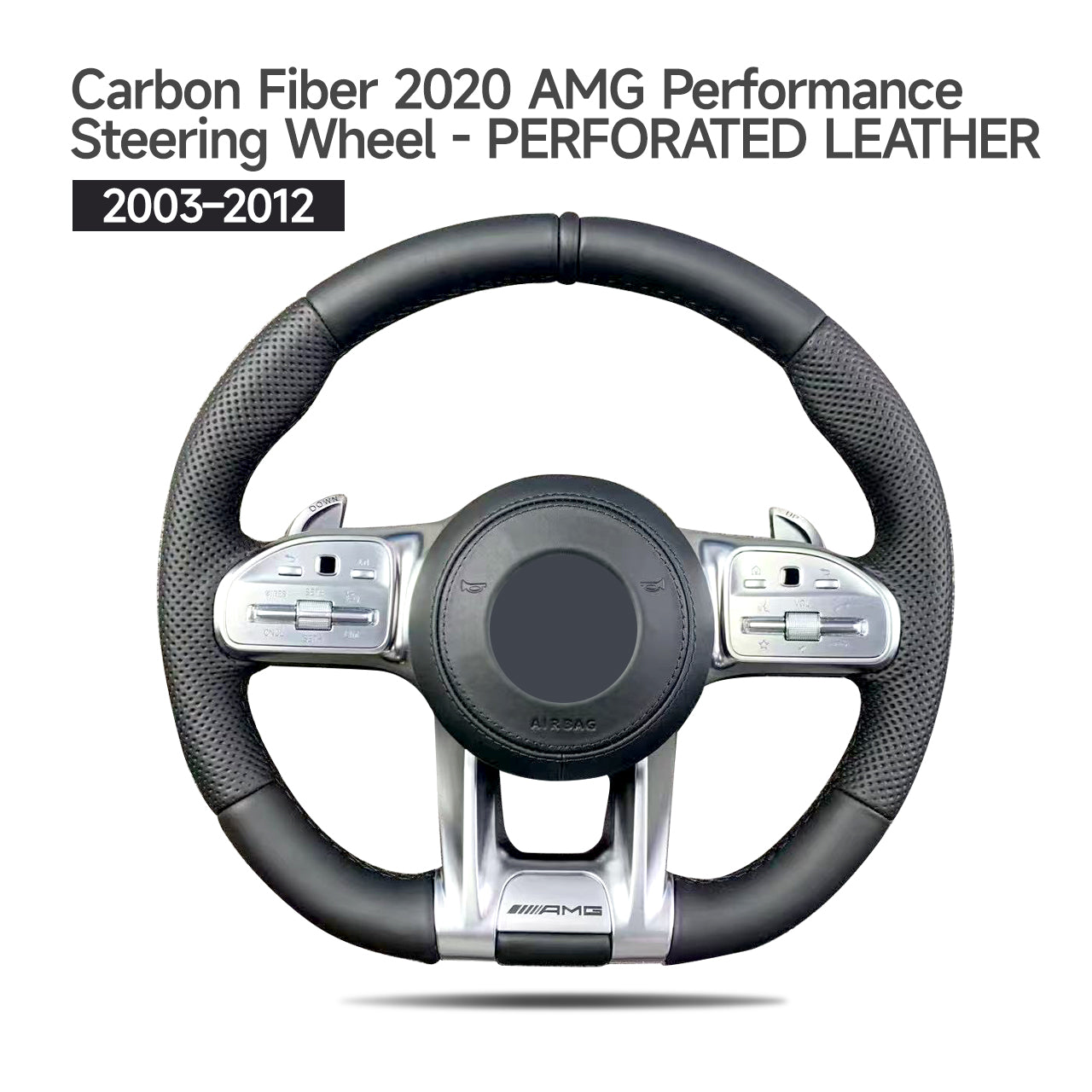 Mercedes-Benz G Wagon W463 2003-2018 upgrade to W463A/465 2019-2025 Foged Carbon Fiber AMG/Brabus Performance steering wheel/with AMG Drive Unit