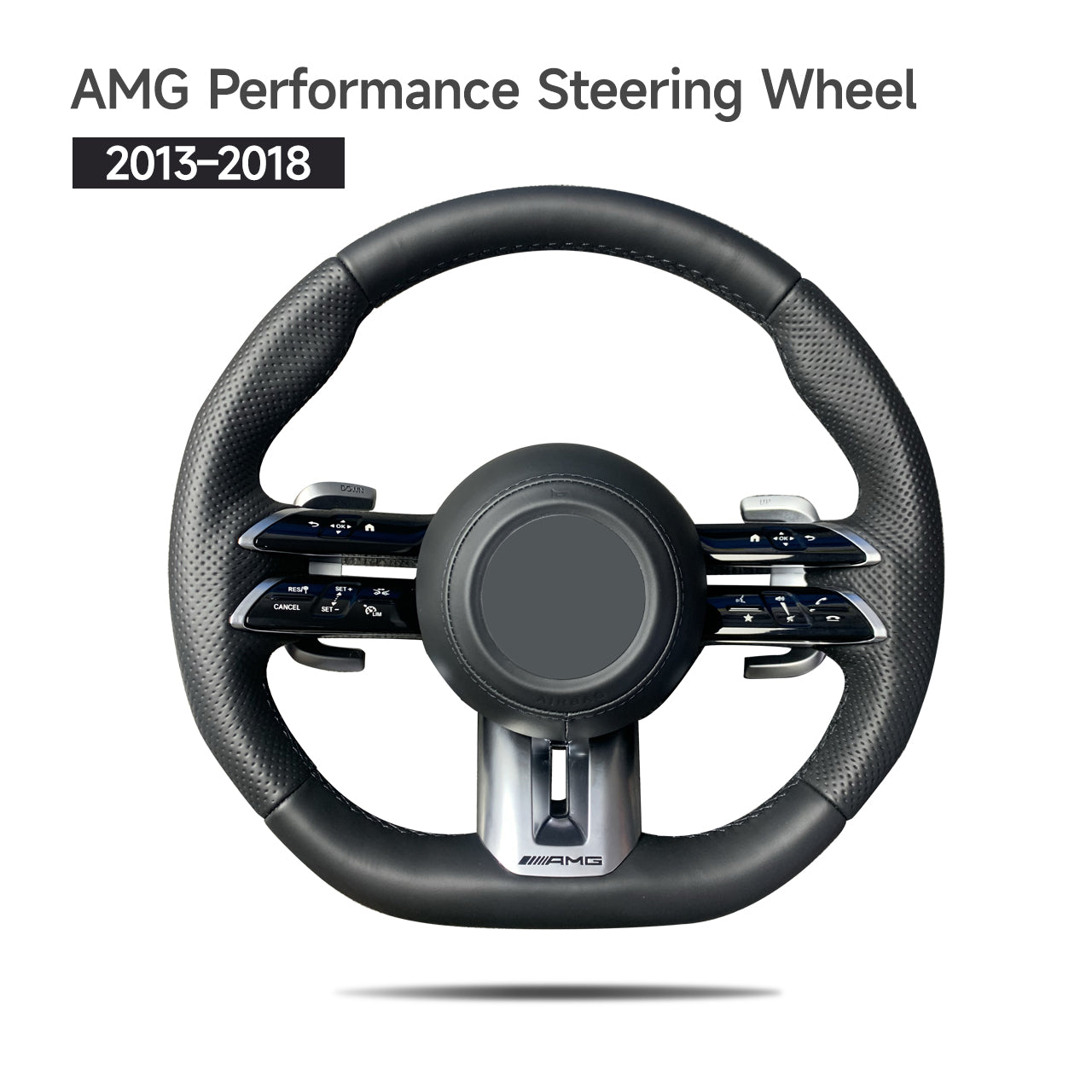 Mercedes-Benz G Wagon W463 2003-2018 upgrade to W463A/465 2019-2025 Foged Carbon Fiber AMG/Brabus Performance steering wheel/with AMG Drive Unit