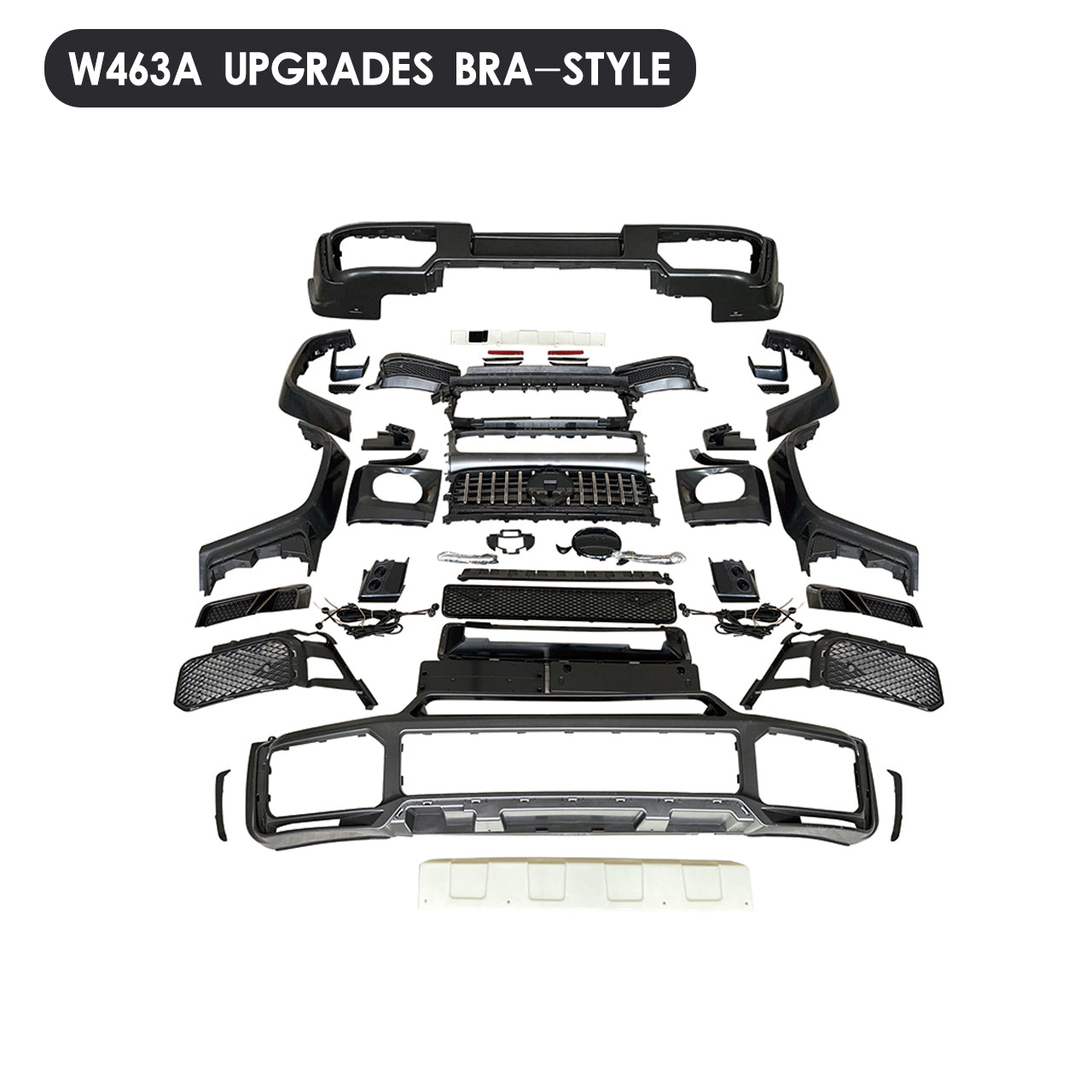 Exterior Upgrade to W463A/2025 465 G63/G800/G900 Style Body Kit For W463/463A 2003–2024 G Wagon