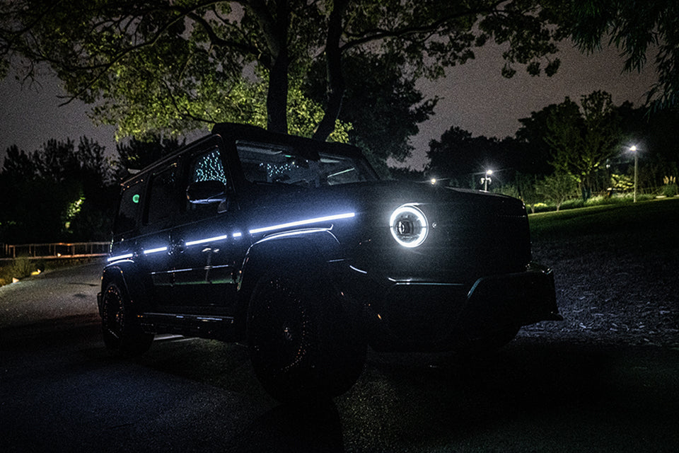 For Mercedes G Wagon Illuminated Side Belt Lights
