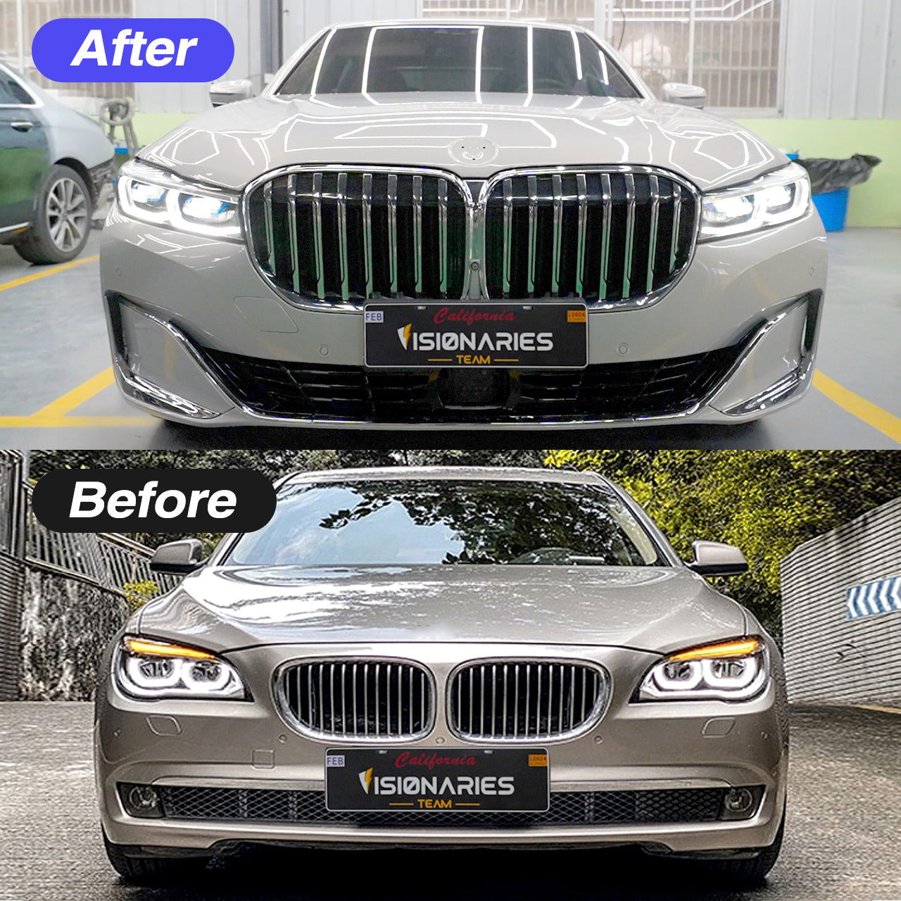 BMW 7 Series F01/F02 (2009-2015) Upgrade Old to New G11/12 LCI Luxury Line