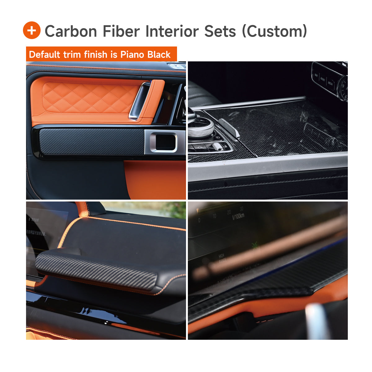 Mercedes-Benz G-Wagon W463 (2003–2018) Interior Upgrade to W463A (2024) Brabus G800/G900 Interior Kit