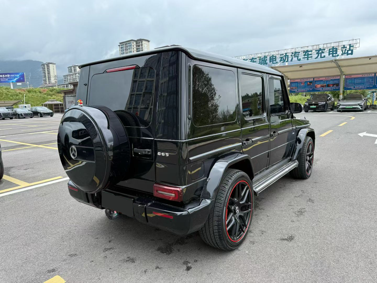 Tailgate Panel with glass and high mount brake light fitted painted polar white