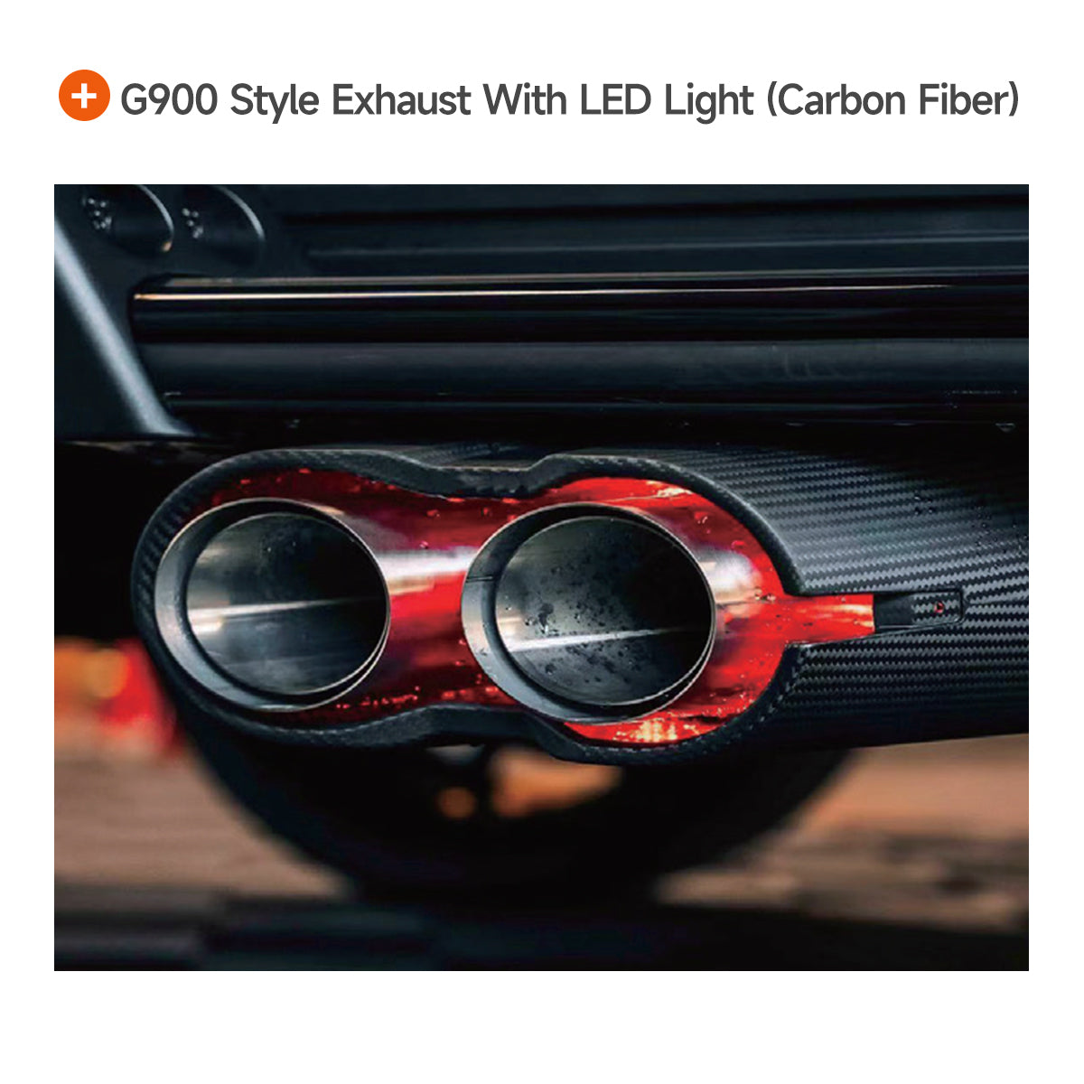 Extra Exterior Kits/Accessories for 2003–2024 G Wagon to W463A 2024 G63/Brabus/G800/G900 Style