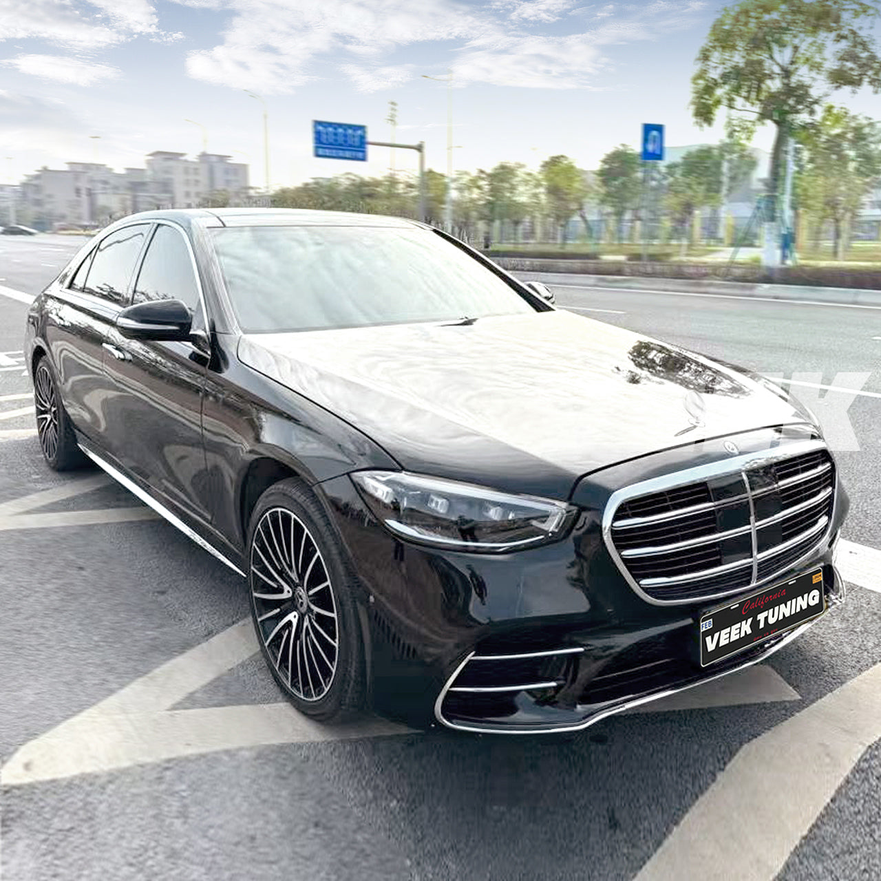 For Mercedes S Class W221 (2006-2013) Old-to-New W223 (2024+) 63 AMG/Maybach Style Body Kit