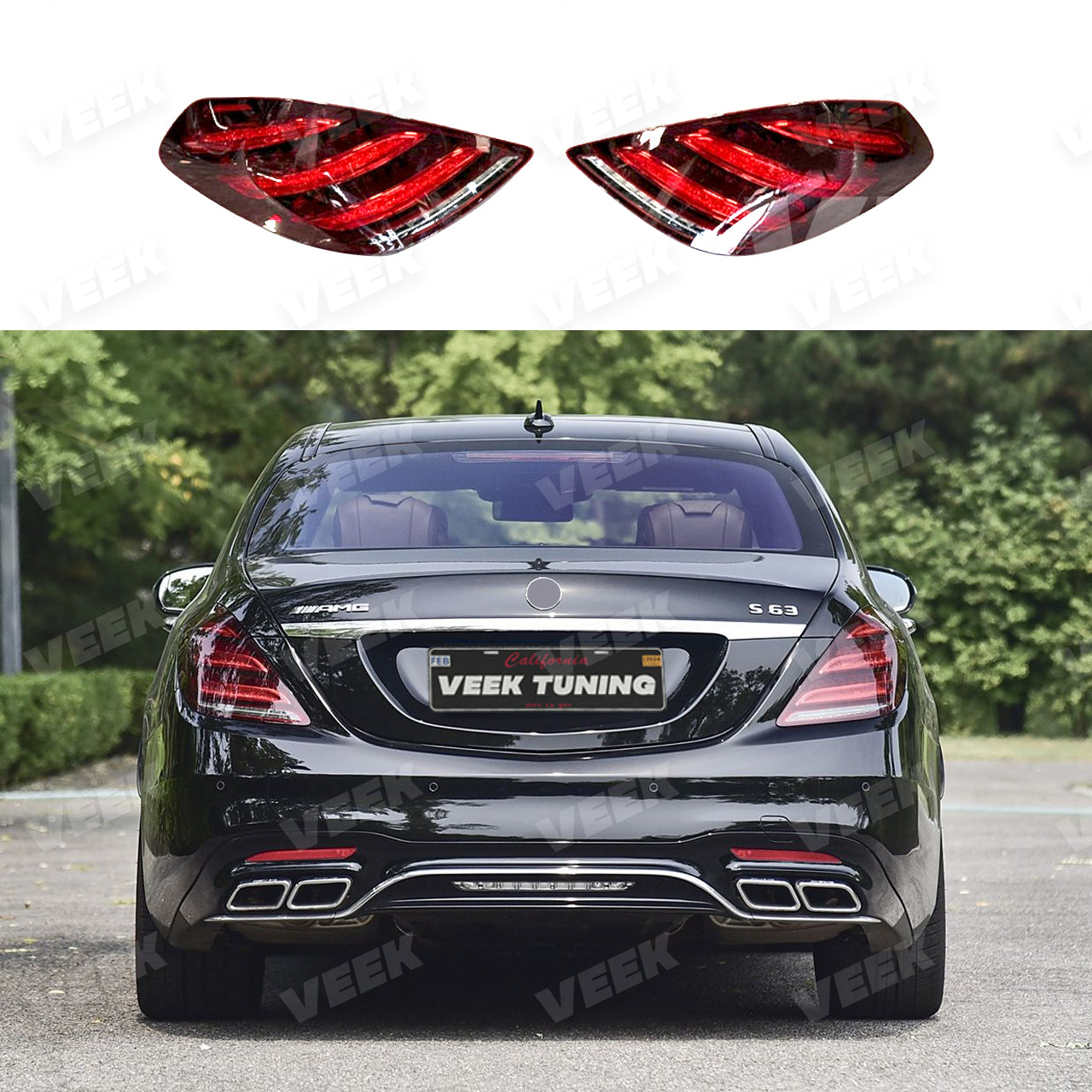 For S Class W222 (2014-2020) Upgrade Old to New S63 (2024) Style Body Kit