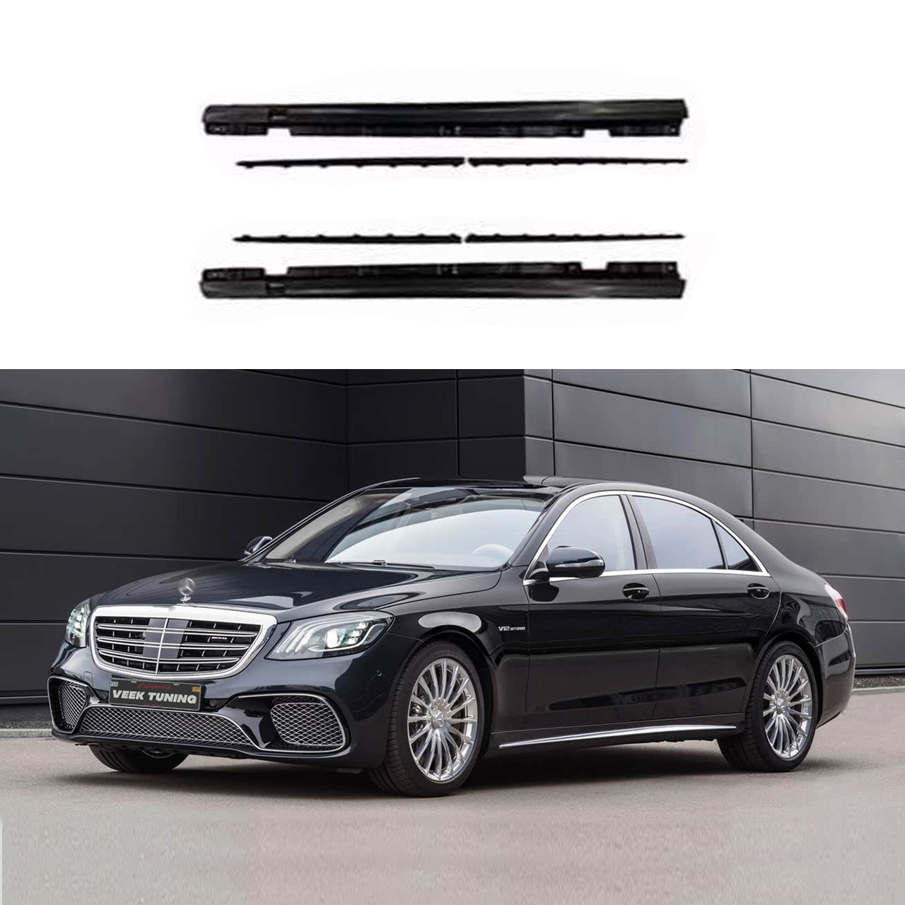For S Class W222 (2014-2020) Upgrade Old to New S65 (2024) Style Body Kit