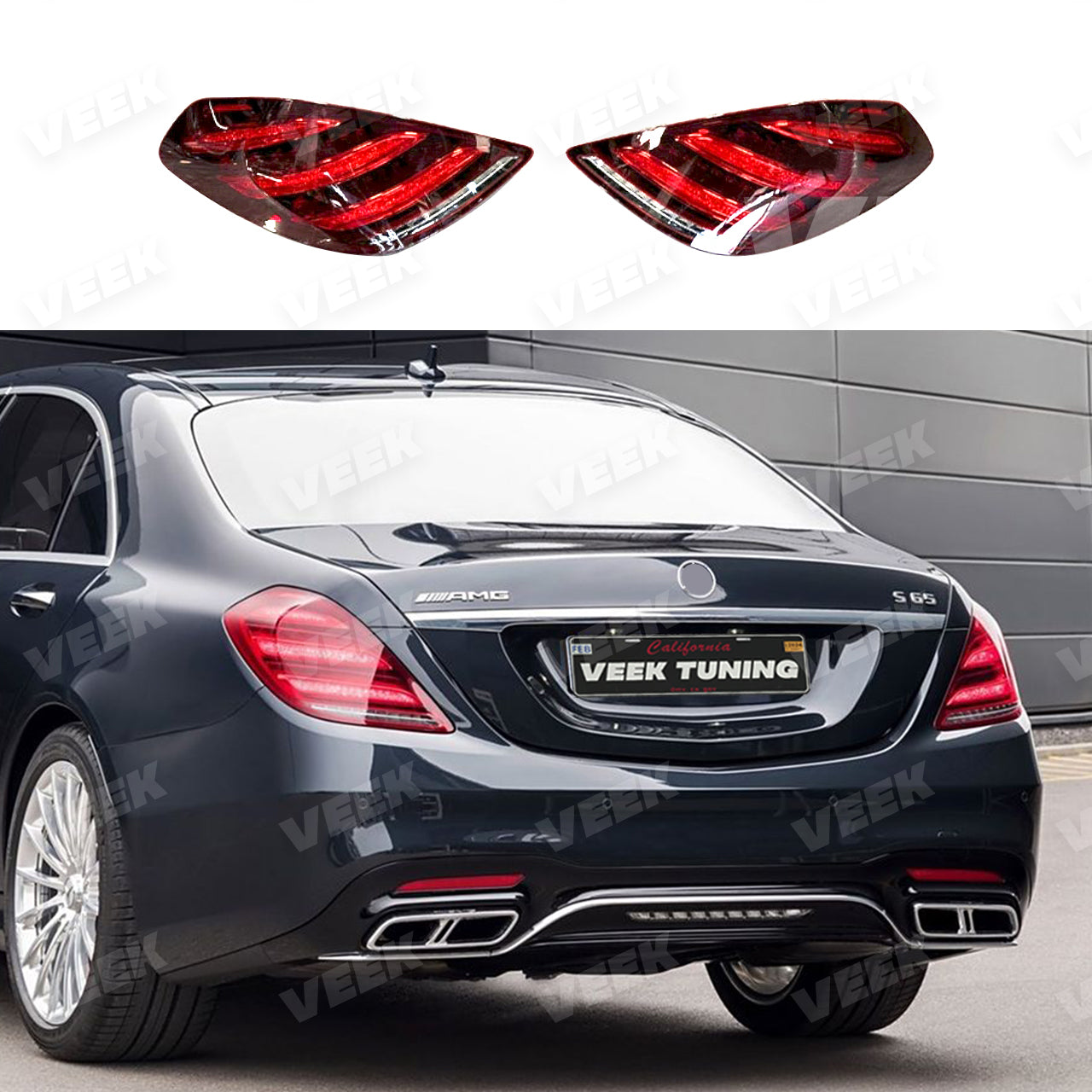 For S Class W222 (2014-2020) Upgrade Old to New S65 (2024) Style Body Kit