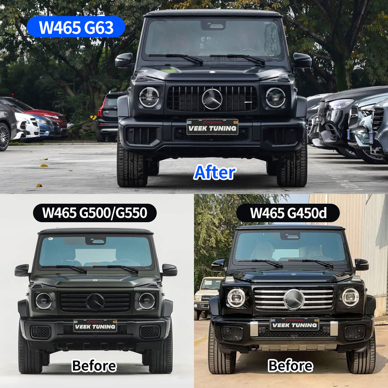 Upgrade to the Newest W465 AMG G63(2025) Body Kit For G Class W465 G450d/G500/G550