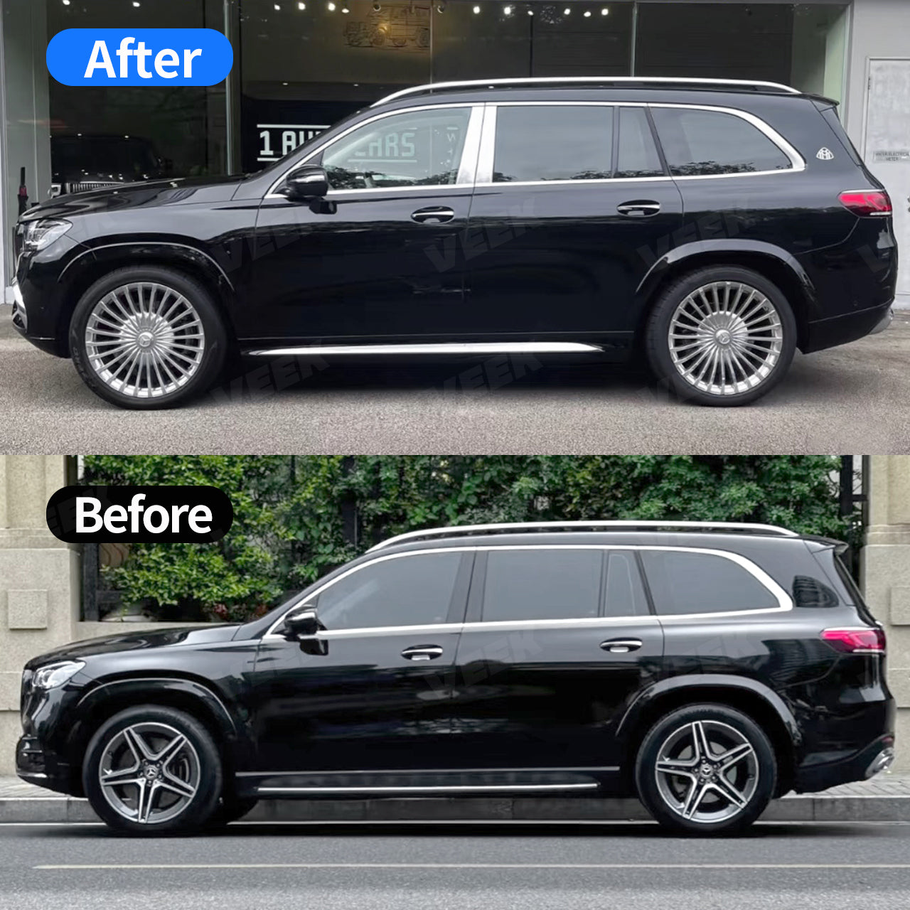 23" Mercedes GLS600 Rims GLS580 GLS MAYBACH GLE43 GLE53 GLE580 Wheels Rims